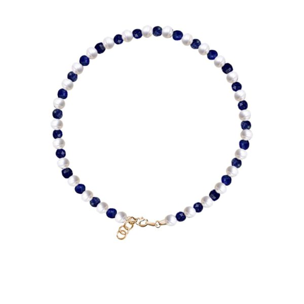 Bransoletka la Perl no. 12 - kamień naturalny lapis lazuli